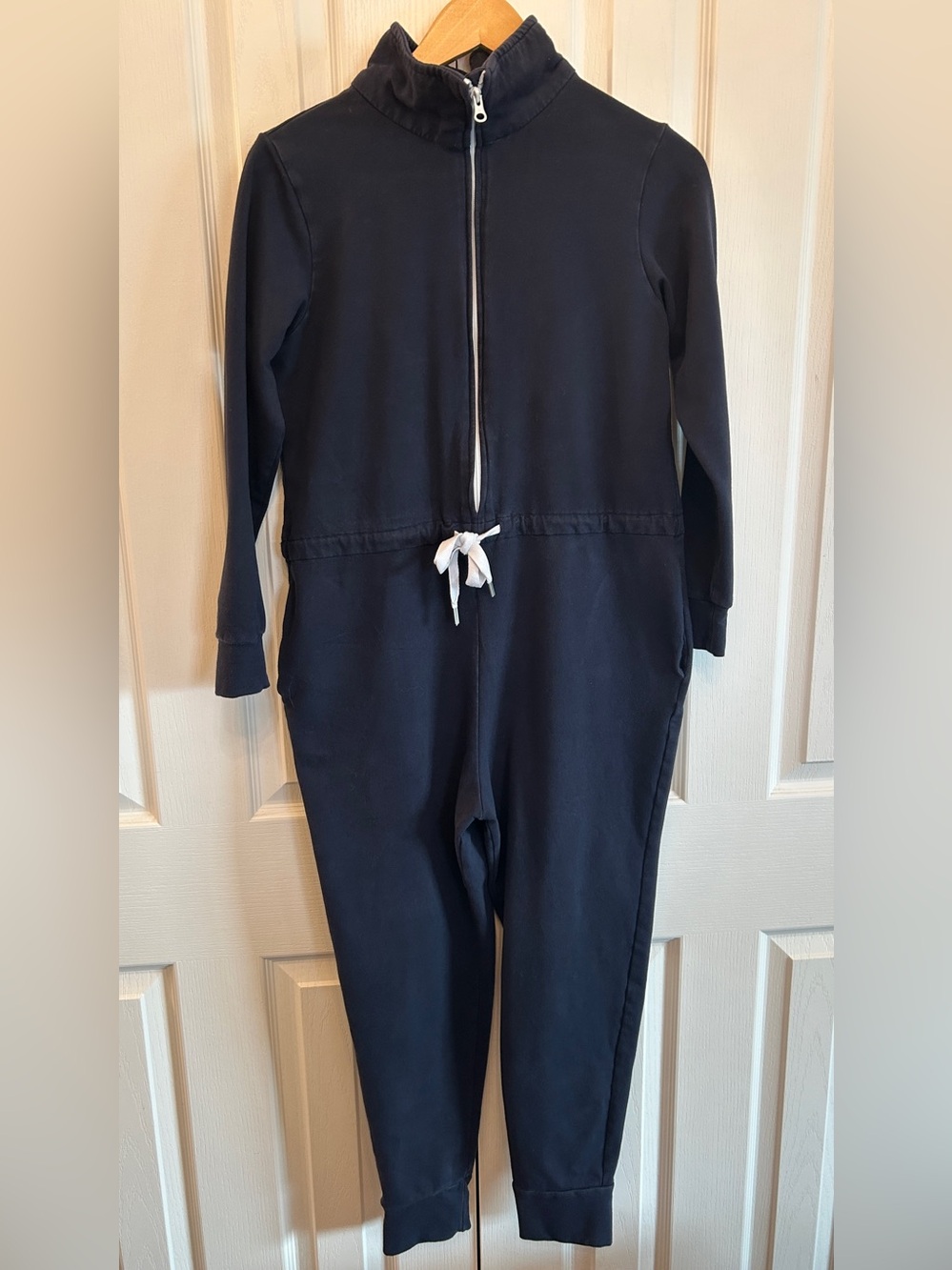 Smash + Tess x Jillian Harris Shay Romper Navy Zip Front Jumpsuit M EUC